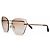 Chanel, gafas de sol espejadas al aire en beige - vista 2