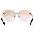 Chanel, gafas de sol espejadas al aire en beige - vista 5