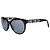 Chanel, Sonnenbrille mit metallisch geflochtenen Bügeln Schwarz Silber