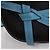 Borsa a tracolla LOEWE Gate in pelle Nero x Blu Cammello - vista 10