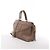 Céline Celine Cabas de France Hippopotamus Medium Borsa a mano 2Way in pelle Marrone Beige - vista 2