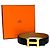 Hermès HERMES Vintage Constance Leather Belt Black Beige - view 14