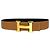 Hermès HERMES Vintage Constance Leather Belt Black Beige - view 6