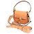 Borsa a spalla piccola Chloé Tess in Light Orange Arancione