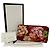 Cartera larga con cremallera redonda GUCCI Blooms Roja - vista 9