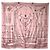 Hermès HERMES Etude pour une Parure de Gala Seidentuch Rosa Pink