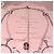 Hermès HERMES Etude pour une Parure de Gala Seidentuch Rosa Pink - Ansicht 3