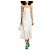 Autre Marque 8 By Yoox cremefarbenes Seiden-Midi-Kleid Roh