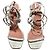 Amina Muaddi Gilda Python Print Sandals