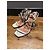Amina Muaddi Gilda Python Print Sandals - view 2