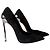 Casadei Techno Blade Pumps aus Wildleder Schwarz