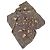 Gianni Versace Seidenschal mit astrologischem Print Braun Mehrfarben Golden