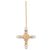 Collana Croce con Perle Color Oro Dolce & Gabbana anni 2000