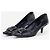 Prada 2000s Square Toe Buckle Loafer Pump Kitten Heels Black