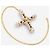 Collana Croce con Perle Color Oro Dolce & Gabbana anni 2000 D'oro - vista 2