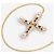 Collana Croce con Perle Color Oro Dolce & Gabbana anni 2000 D'oro - vista 4