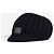 Autre Marque Berretto in maglia Dior Homme con patch logo in pelle e visiera Nero