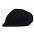 Autre Marque Berretto in maglia Dior Homme con patch logo in pelle e visiera Nero - vista 3