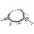 Pulseira de múltiplos pingentes Dolce & Gabbana anos 2000 Prata