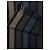 Bufanda de rayas suaves Prada AW07 Negro - vista 2