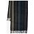 Bufanda de rayas suaves Prada AW07 Negro - vista 3