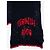 Autre Marque Sciarpa Dior by Galliano SS02 con ricamo logo 'Gothic' fuzzy Nero - vista 3