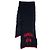 Autre Marque Sciarpa Dior by Galliano SS02 con ricamo logo 'Gothic' fuzzy Nero