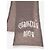 Autre Marque Sciarpa Dior by Galliano SS02 con ricamo logo 'Gothic' fuzzy Marrone - vista 3