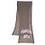 Sciarpa Dior by Galliano SS02 con ricamo logo 'Gothic' fuzzy Marrone