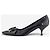 Prada 2000s Square-Toe Large Buckle Kitten-Heel Pumps Black - view 4