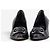 Prada 2000s Square-Toe Large Buckle Kitten-Heel Pumps Black - view 6