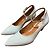 Alaïa Mary Jane Pumps Lackleder Hellblau