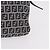 Fendi Baguette Zucchino Canvas Mini Blu navy - vista 4