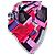 Hermès Abstract Architectural Print Silk Square Scarf Black Pink Red Beige Purple