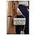 Valentino Garavani Locò Small Borsa a spalla ricamata VLogo Bianco Multicolore D'oro Metallico - vista 5