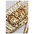 Valentino Garavani Locò Small Borsa a spalla ricamata VLogo Bianco Multicolore D'oro Metallico - vista 6
