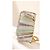 Valentino Garavani Locò Small Borsa a spalla ricamata VLogo Bianco Multicolore D'oro Metallico - vista 8
