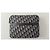 Pouch Christian Dior Oblique in tela jacquard Beige Blu scuro - vista 4