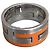 Bague Hermès Move Argent et Émail Orange Bijouterie argentée