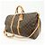 Louis Vuitton Keepall Bandouliere Monogram Canvas 55 Marrone - vista 3
