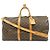 Louis Vuitton Keepall Bandouliere Monogram Canvas 55 Marrone
