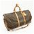 Louis Vuitton Keepall Bandouliere Monogram Canvas 55 Marrone - vista 4