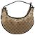 Gucci Vintage Hobo Crystal Canvas Beige