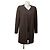 Agnona braunes Cardigan und Pullover Set