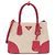 Prada Cuir Double Canvas and Saffiano Leather Medium Beige