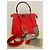 Borsa Fendi Peekaboo in pelle grana grossa Corallo - vista 6
