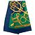 Foulard di seta Hermès Eperon D Or Blu 90 Scarves