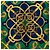 Foulard di seta Hermès Eperon D Or Blu 90 Scarves - vista 2