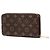 Cartera larga Zippy Monogram Louis Vuitton marrón Castaño - vista 2