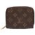 Louis Vuitton Monogram Zippy Münzbeutel Brown Braun